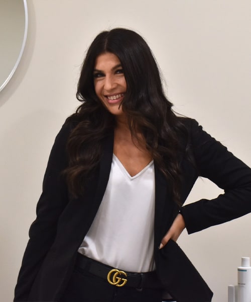 a person posing for a picture