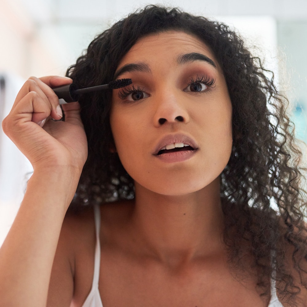 a woman taking a selfie
